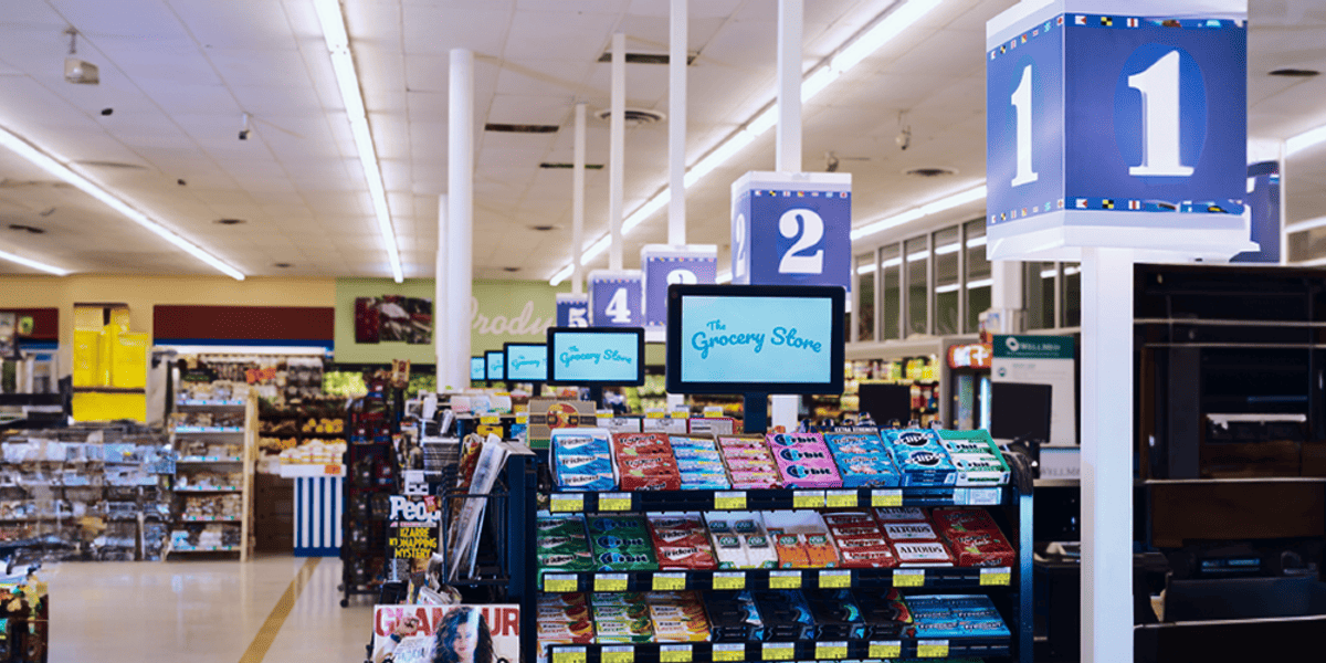 Digital signage touchscreens