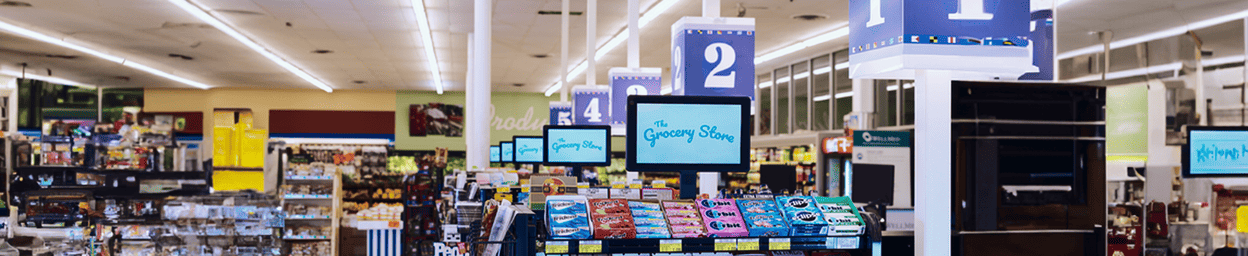 Digital signage touchscreens