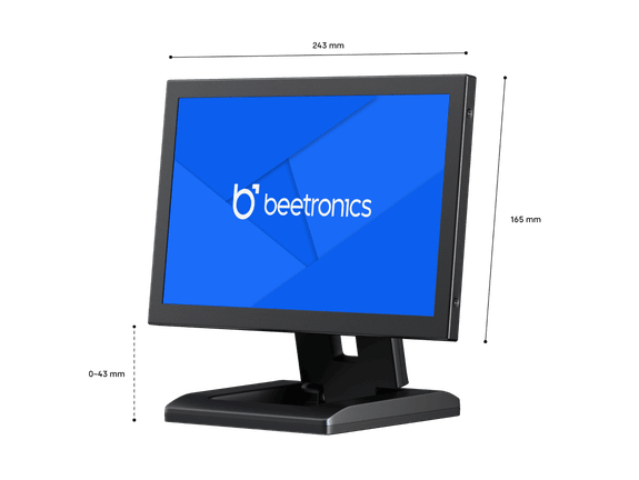 10 Inch Monitor Metaal