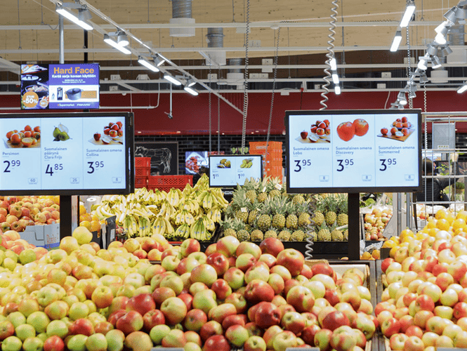 Digital signage Displays voor retail, de publieke sector en het bedrijfsleven