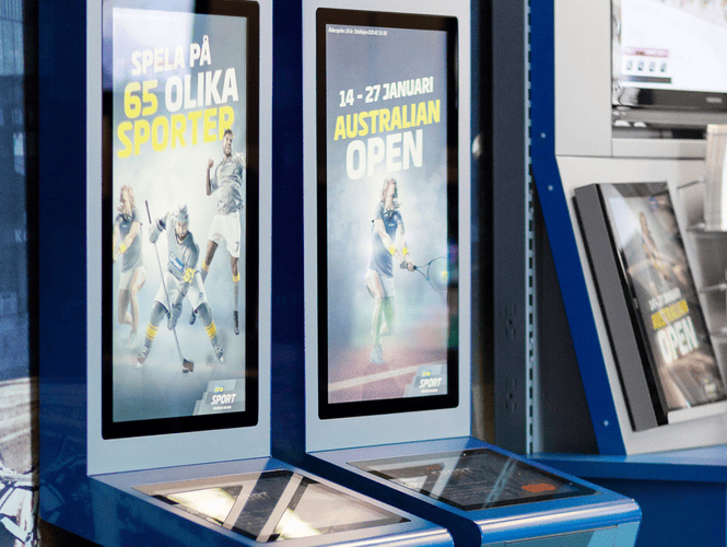 Digital signage Displays voor retail, de publieke sector en het bedrijfsleven