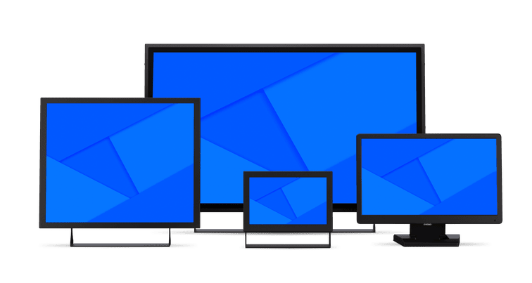 Monitoren en touchscreens