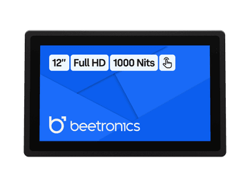 12 Inch Touchscreen Metaal (High-Brightness)