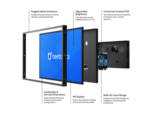 19 Inch Monitor Metaal