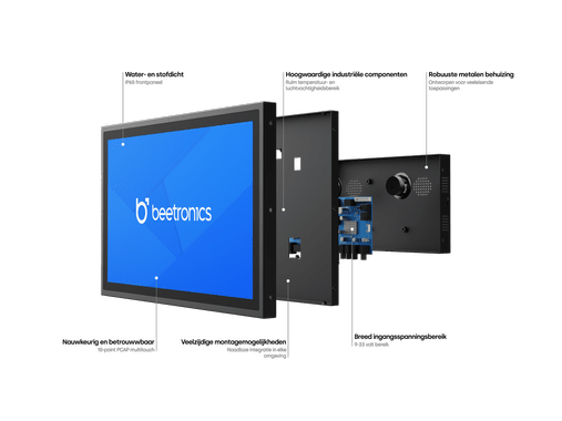 22 Inch Touchscreen Metaal