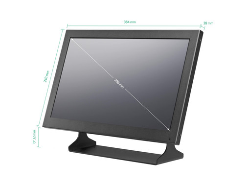 15 inch monitor metaal SDI