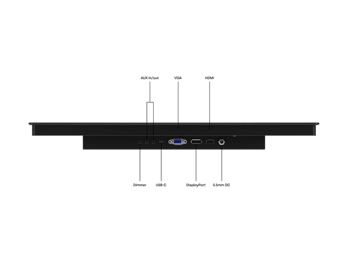 17 Inch Touchscreen Metaal (High-Brightness)