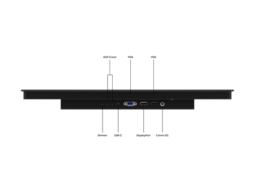 24 Inch Touchscreen Metaal (High-Brightness)