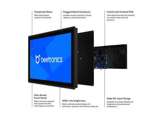 27 Inch Touchscreen Metaal (High-Brightness)