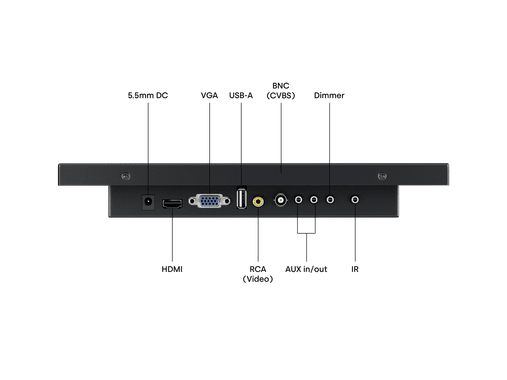 12 Inch Monitor Metaal