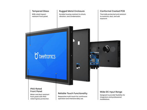 12 Inch Touchscreen Metaal