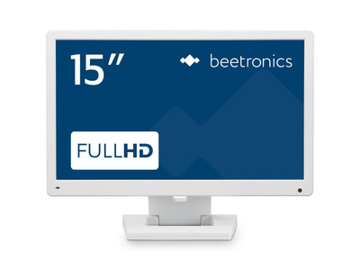 15 inch monitor (wit)